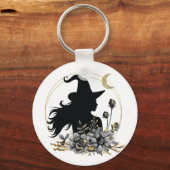 Moderne hedendaagse heks sleutelhanger (Voorkant)