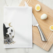 Moderne hedendaagse heks theedoek (Quarter Fold)