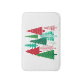 moderne hedendaagse kerstbomen badmat (Voorkant Verticaal)