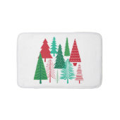 moderne hedendaagse kerstbomen badmat (Voorkant)