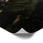 Moderne hedendaagse landschapsmuurkunstfoto poster (Hoek)