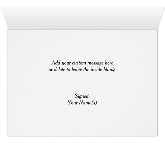 Moderne hedendaagse roze bedankt kaart (Binnen Horizontaal (Onder))