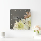 Moderne hedendaagse schilderachtig speldenkussen B Vierkante Klok (Huis)