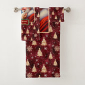 Moderne heer en mevrouw Claus Vakantiebadhanddoek Bad Handdoek (Insitu)