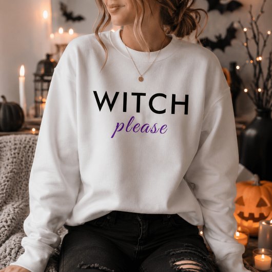Moderne Heks Alsjeblieft Halloween T-shirt – Trend