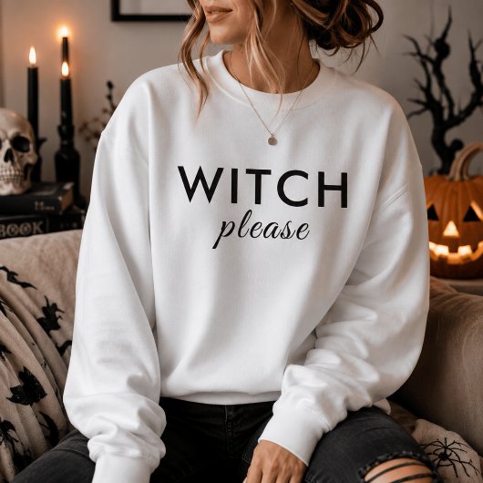 Moderne Heks Alsjeblieft Halloween T-shirt – Trend