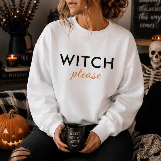 Moderne Heks Alsjeblieft Halloween T-shirt – Trend