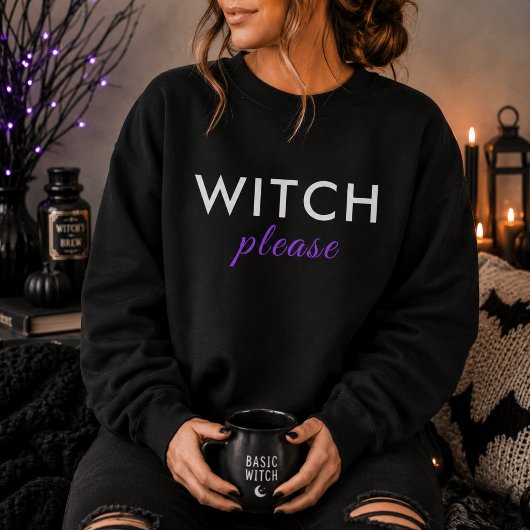 Moderne Heks Alsjeblieft Halloween T-shirt – Trend
