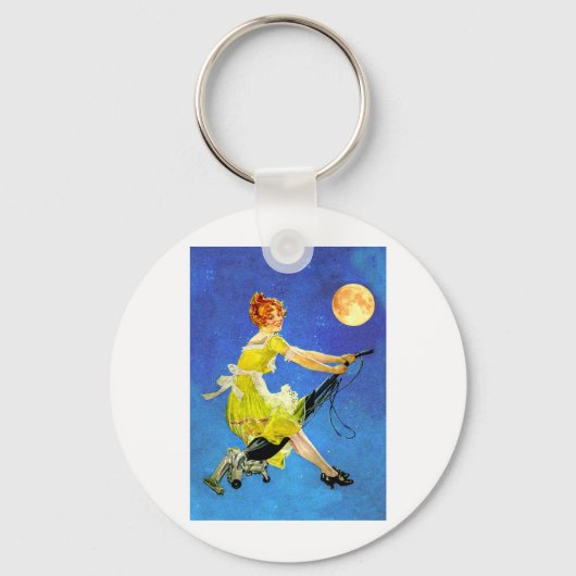 Moderne heks leidt tot een vacuüm sleutelhanger (Voorkant)