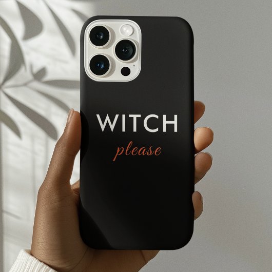 Moderne Heks Please Telefoonhoes - Trendy Minimal iPhone Hoesje