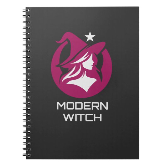 Moderne Heksen Pagan Magie Notitieboek (Voorkant)