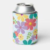 Moderne, heldere bloem blikjeskoeler (Blikje Achterkant)