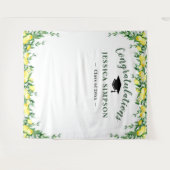 Moderne heldere citroenen groen foto achtergrond wandkleed (Voorkant (horizontaal))