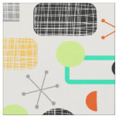 Moderne, heldere geometrische patronen stof (Close Up)