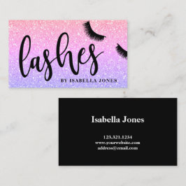 Moderne, , heldere, glittervlies visitekaartje