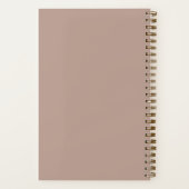 Moderne heldere ideeën Gepersonaliseerde naam Roze Notitieboek (Achterkant)