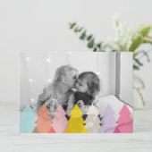 Moderne heldere kerstbomen foto (Staand voorkant)