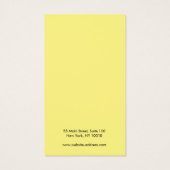 Moderne, heldere kleuren die een DisplayCard verdi Visitekaartje (Achterkant)