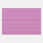 Moderne, heldere, roodroze kerst inpakpapier vel (Voorkant 2)