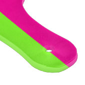 Moderne, heldere, roze, groene monogram snijplank (Hoek)