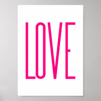 Moderne, heldere roze liefde