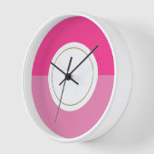 Moderne Heldere Twee Tone Roze Rim Center Circle (Hoek)