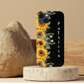 Moderne Heldere Zonnebloemen Geel Case-Mate iPhone Case
