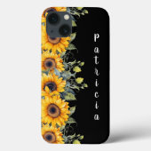 Moderne Heldere Zonnebloemen Geel Case-Mate iPhone Case (Achterkant)