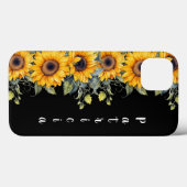 Moderne Heldere Zonnebloemen Geel Case-Mate iPhone Case (Achterkant (horizontaal))