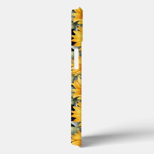 Moderne Heldere Zonnebloemen Geel Case-Mate iPhone Case (Achterkant / Rechts)