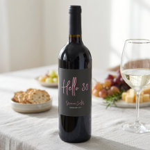 Moderne Hello 30 Roze Zwart 30ste Verjaardagsfeest