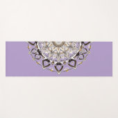 Moderne Hemelse Mandala | Trendy Boho Spiritueel Yogamat (Voorkant (horizontaal))