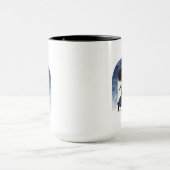 Moderne Hemelse Wandelende Silhouet Mok (Midden)
