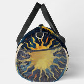 Moderne hemelse zonsterren en blauwe wolken plunjezak (Rechts)