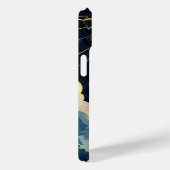 Moderne Hemelzon Sterren en Blauwe Wolken Case-Mate iPhone Case (Achterkant / Rechts)