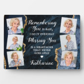 Moderne Herdenkings- en Gedenkcustom 6 Fotosamenst Fotoplaat (voorkant)