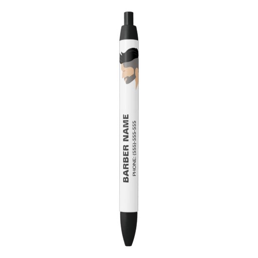 Moderne heren kapsel Aangepaste kapper Kapper Zwarte Inkt Pen (Voorkant Verticaal)