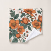 Moderne herfst bloemige pastel salie douchedoek me bad handdoek (Wasdoekje)