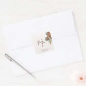 Moderne Herfst Foliage Autumn Wedding Sticker (Envelop)