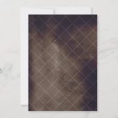 Moderne herfst foto bewaar de datum bruiloft save the date (Achterkant)