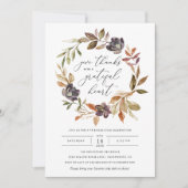 Moderne Herfst Geef Bedankt Friendsgiving Thanksgi Kaart (Voorkant)