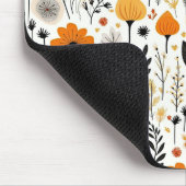 Moderne herfst Herfst Boho Botanische Bloemen Muismat (Hoek)