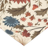 Moderne herfst Herfst Botanische Bloemen Lange Tafelloper (Hoek)