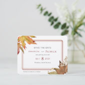 Moderne Herfst herfst laat elegant behalve de datu (Staand voorkant)