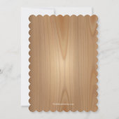 Moderne Herfst - herfst Leaf Bridal Shower-uitnodi Kaart (Achterkant)