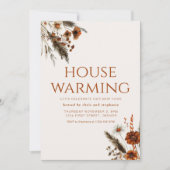 Moderne Herfst housewarming uitnodigen Kaart (Voorkant)