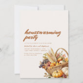 Moderne Herfst housewarming uitnodigen Kaart (Voorkant)
