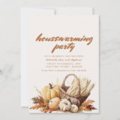 Moderne Herfst housewarming uitnodigen Kaart (Voorkant)