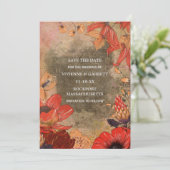 Moderne Herfst in nood Save The Date (Staand voorkant)