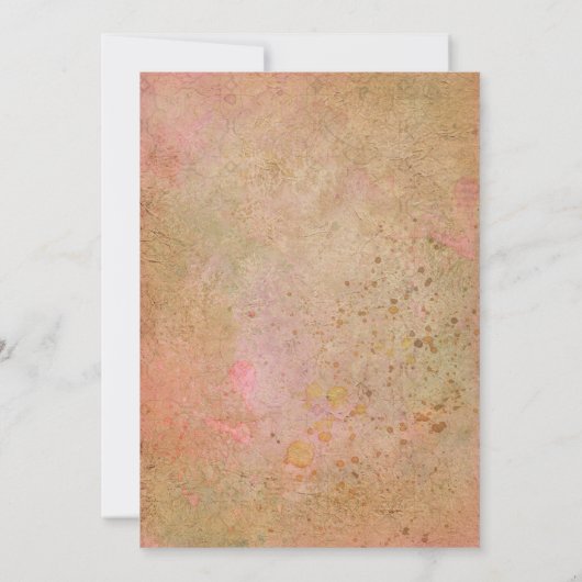 Moderne Herfst in nood Save The Date (Achterkant)